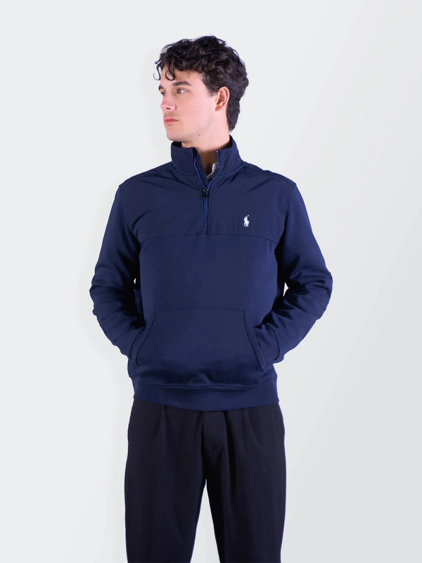 Ralph Lauren Navy Quarter - zip Sweater - M