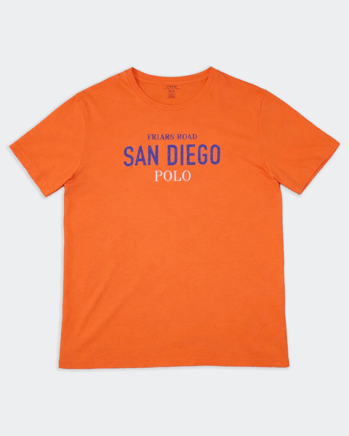 Ralph Lauren Orange Cotton Graphic T-shirt - XL