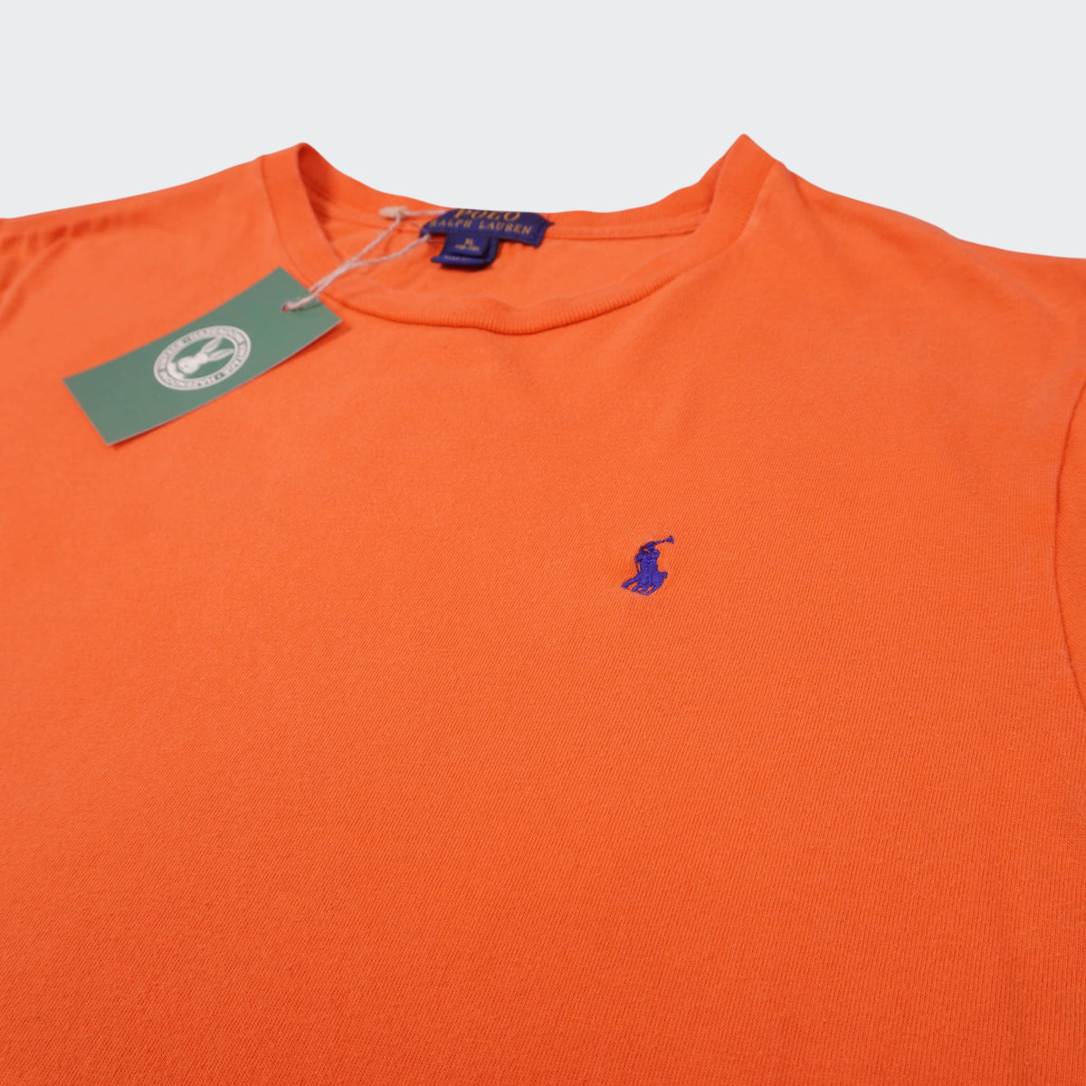 Ralph Lauren Orange Cotton T-Shirt - XL