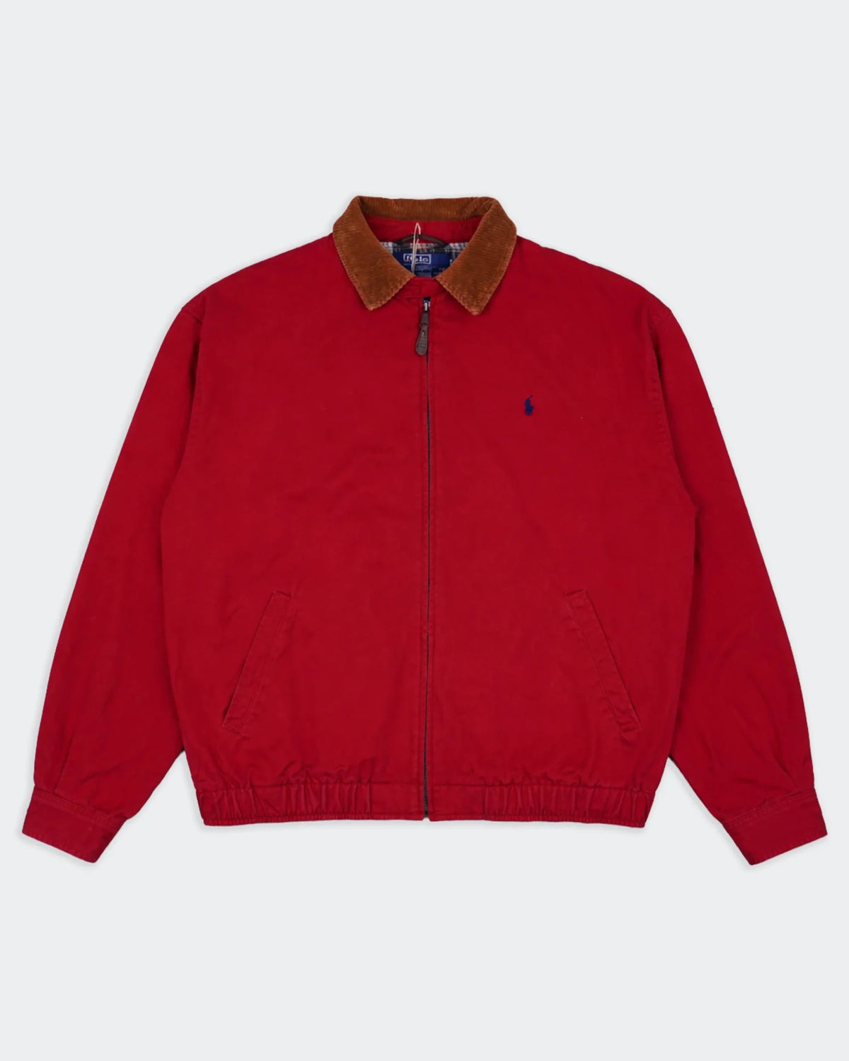 Ralph Lauren Red Cotton Harrington Jacket - L