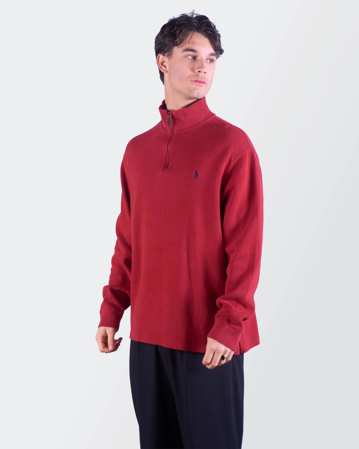 Ralph Lauren Red Quarter - zip M