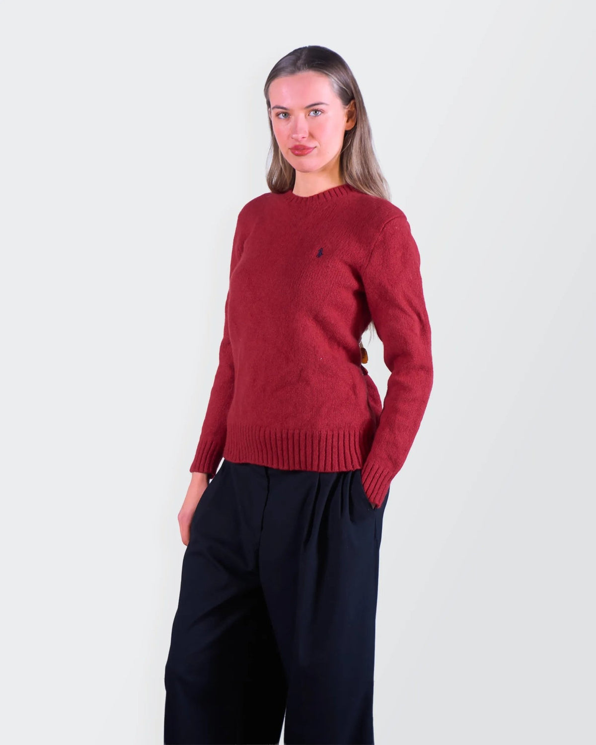 Ralph Lauren Red Quarter - zip Sweater - S