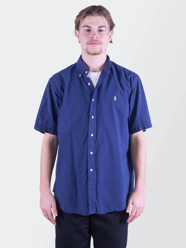 Ralph Lauren Short - Sleeve Button - Up Shirt - M