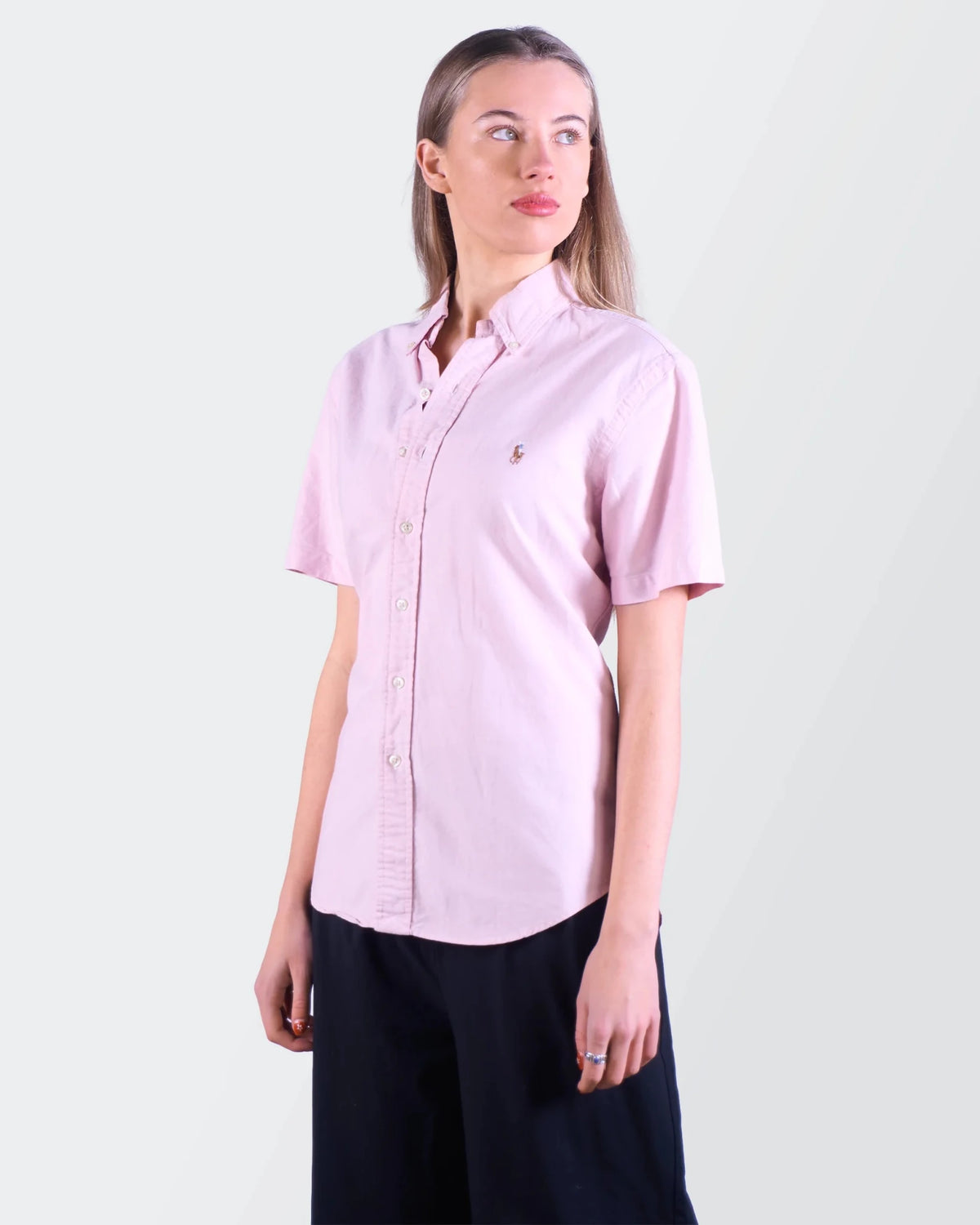 Ralph Lauren Short - Sleeve Button - Up Shirt - S