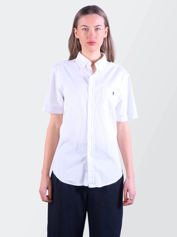 Ralph Lauren Short - sleeve Button - Up Shirt - S