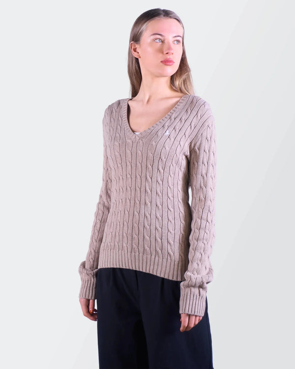 Ralph Lauren V - Neck Cable - Knit