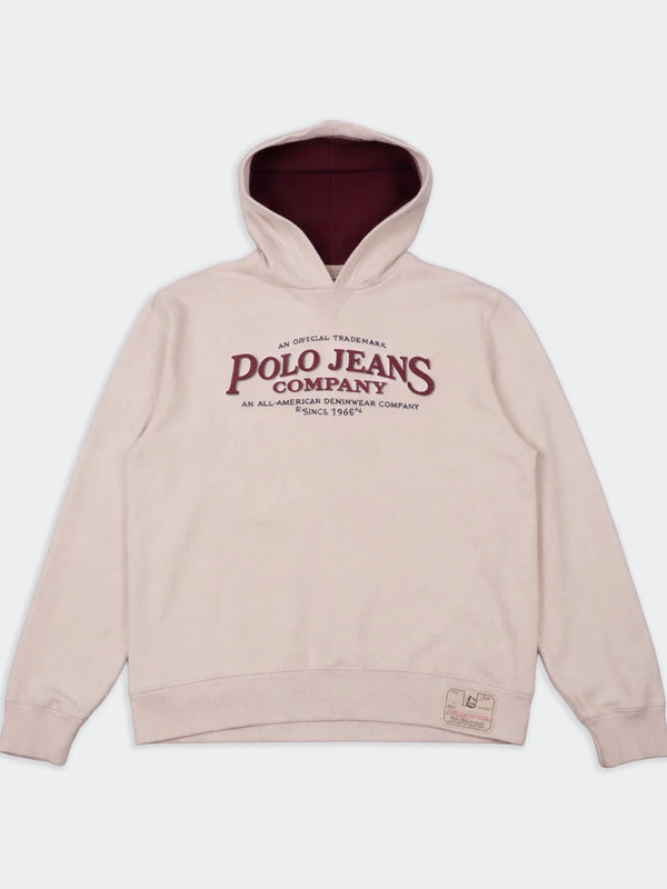 Ralph Lauren White Cotton Hoodie - L