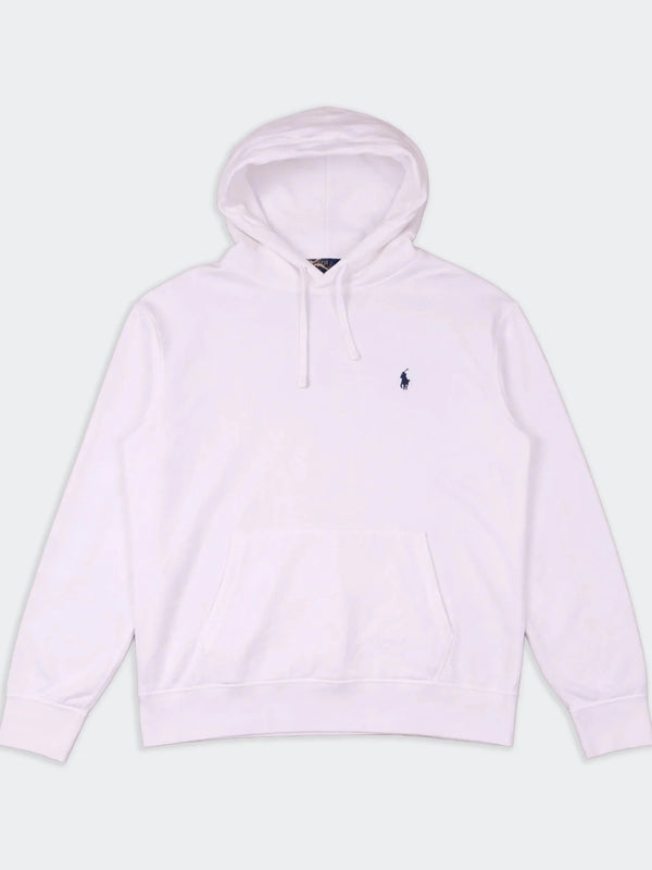 Ralph Lauren White Hoodie - L