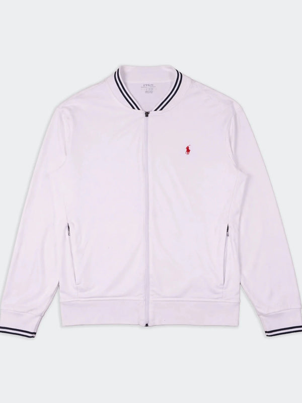 Ralph Lauren White Track Jacket - L