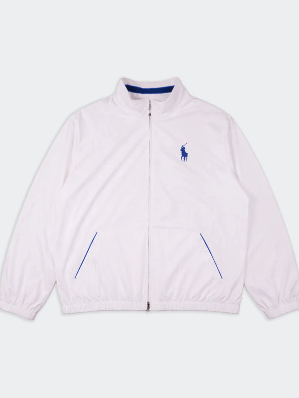 Ralph Lauren White Windbreaker Jacket - XXL