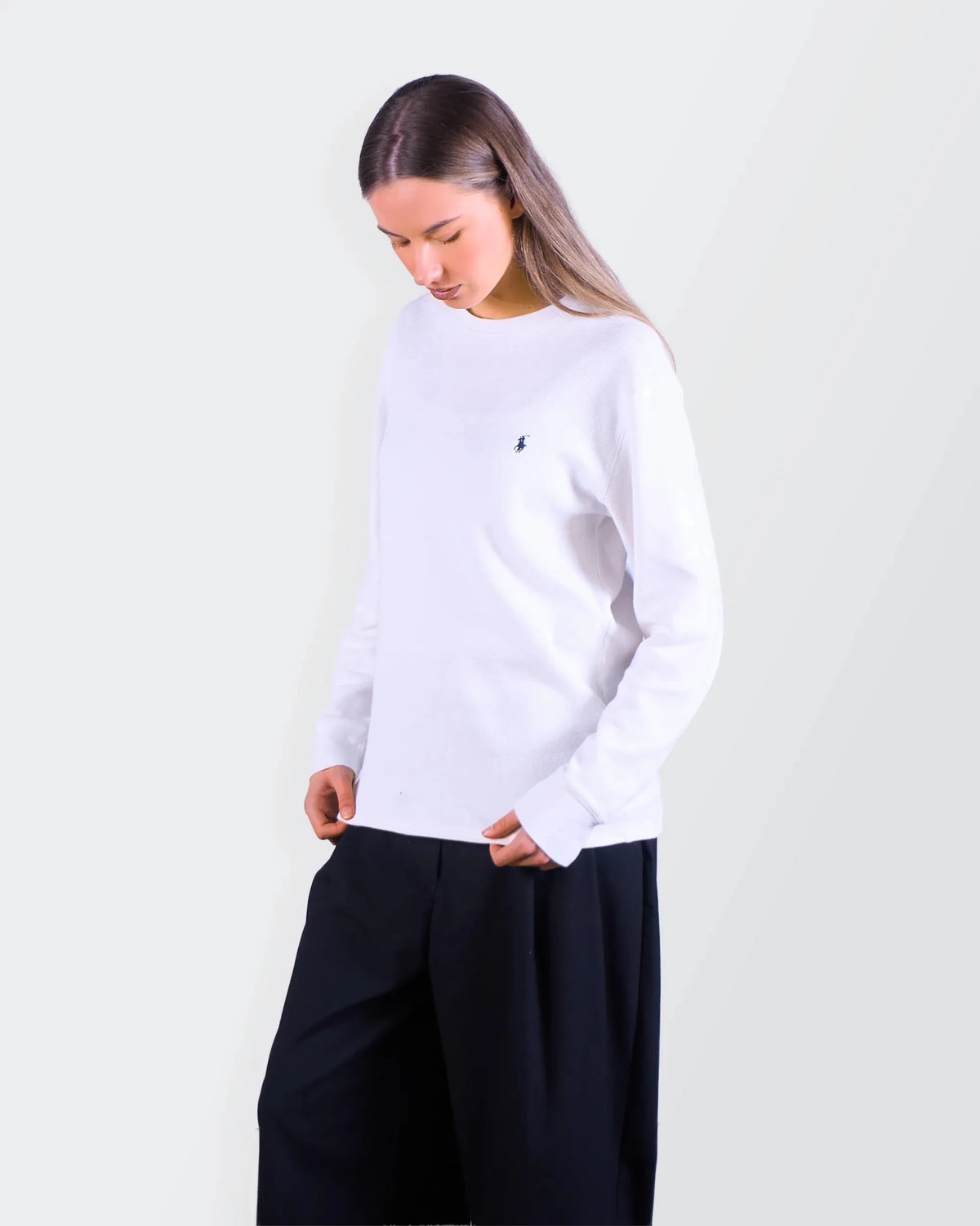 Ralph White Lauren Longsleeve - S