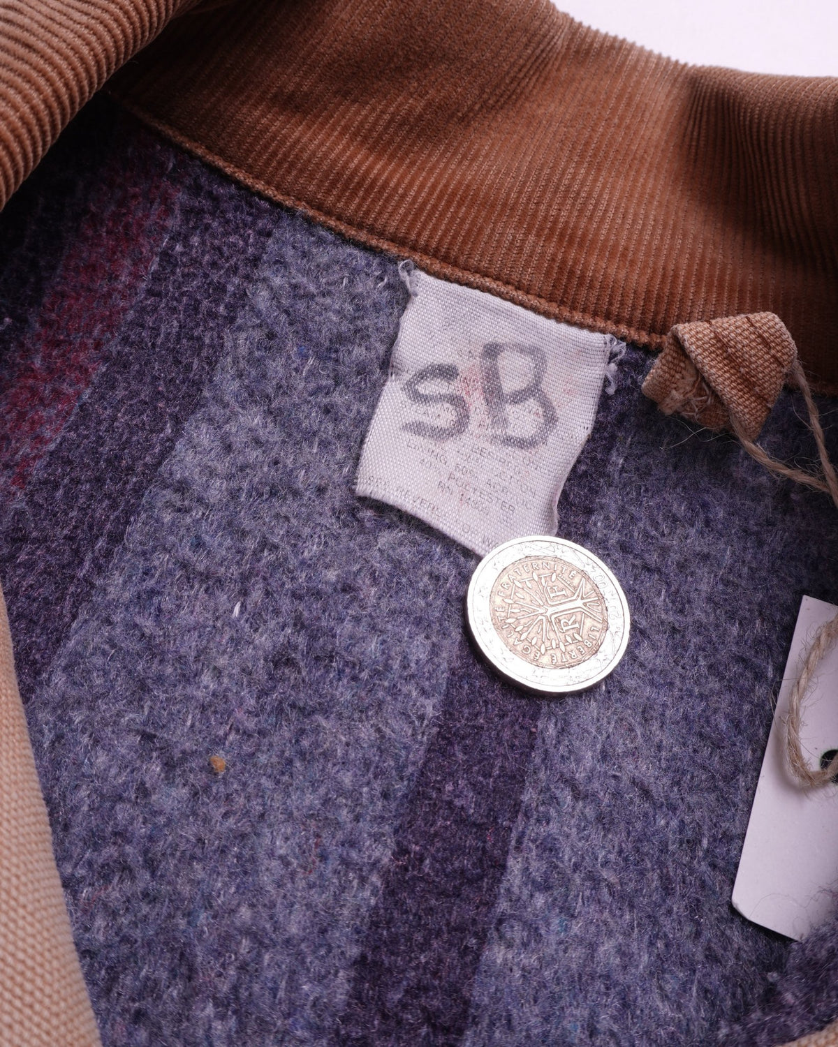 Rare Carhartt 1980's Beige Canvas Chore Coat - M