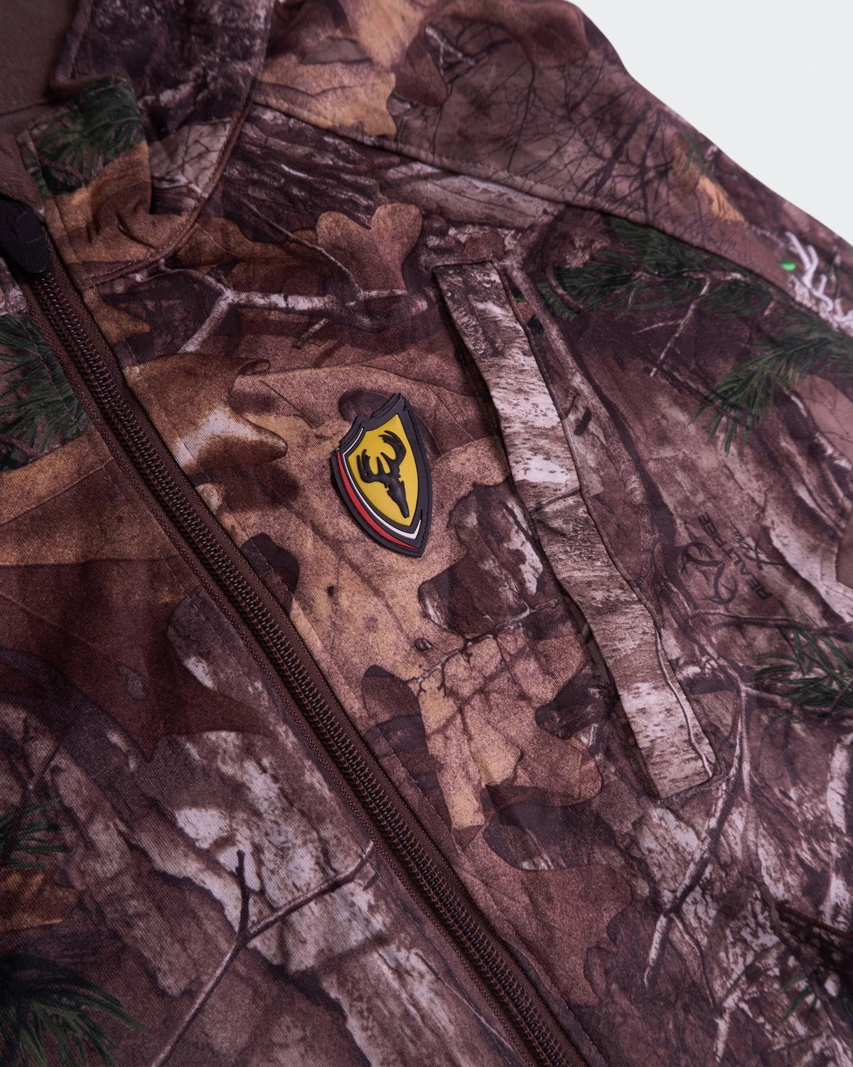 Realtree Style Camo Full - zip Hoodie - L