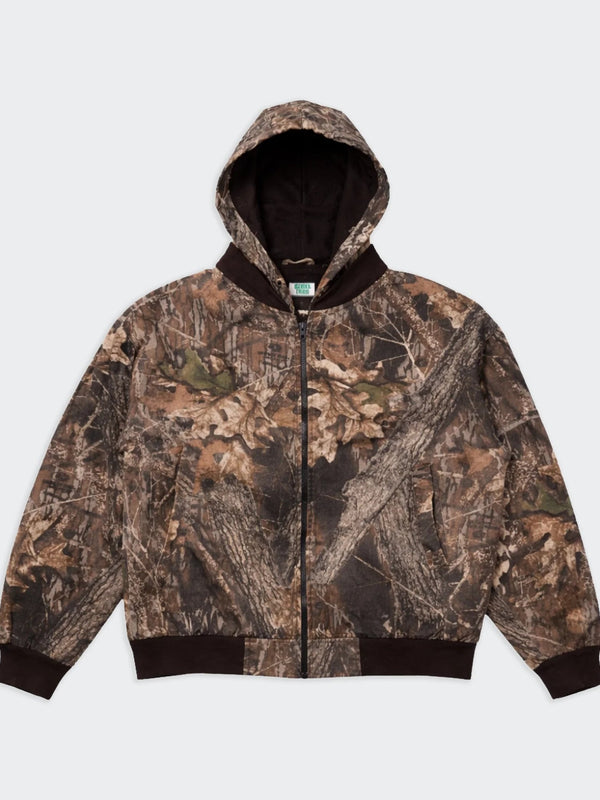Realtree Style Camo Full - zip Hoodie - L