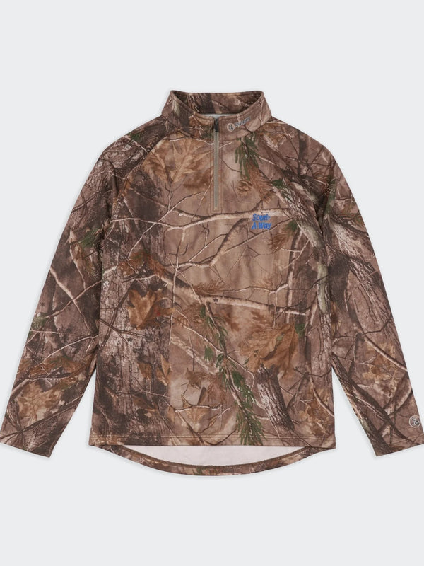 Realtree Style Camo Quarter - Zip Jumper - L