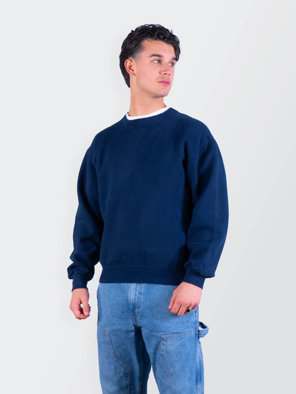 Russel Athletic Navy Cotton Crewneck Sweater - M