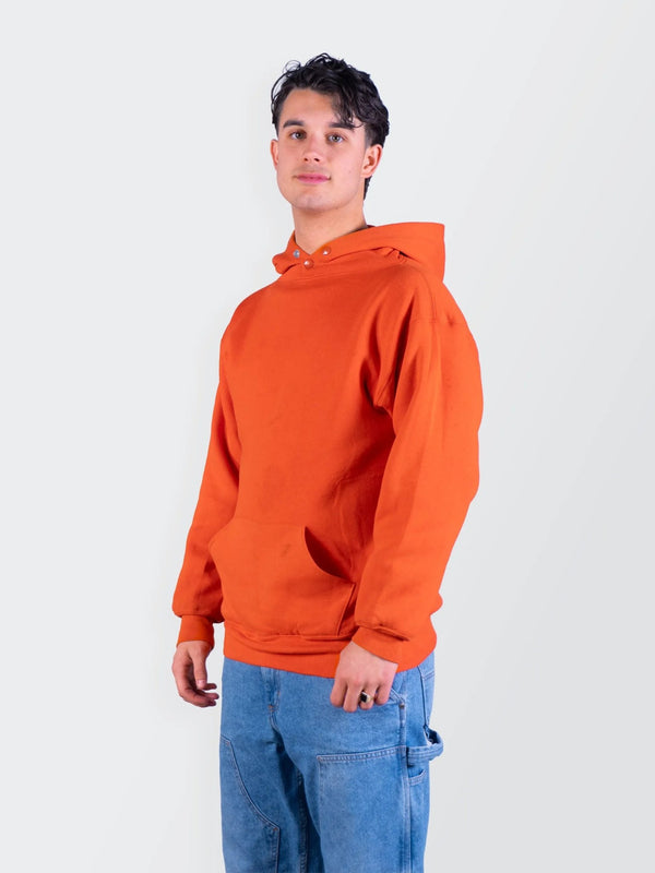 Russel Athletic Orange Cotton Hoodie - M