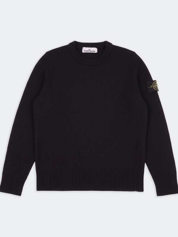 Stone Island Black Crewneck Sweater - M