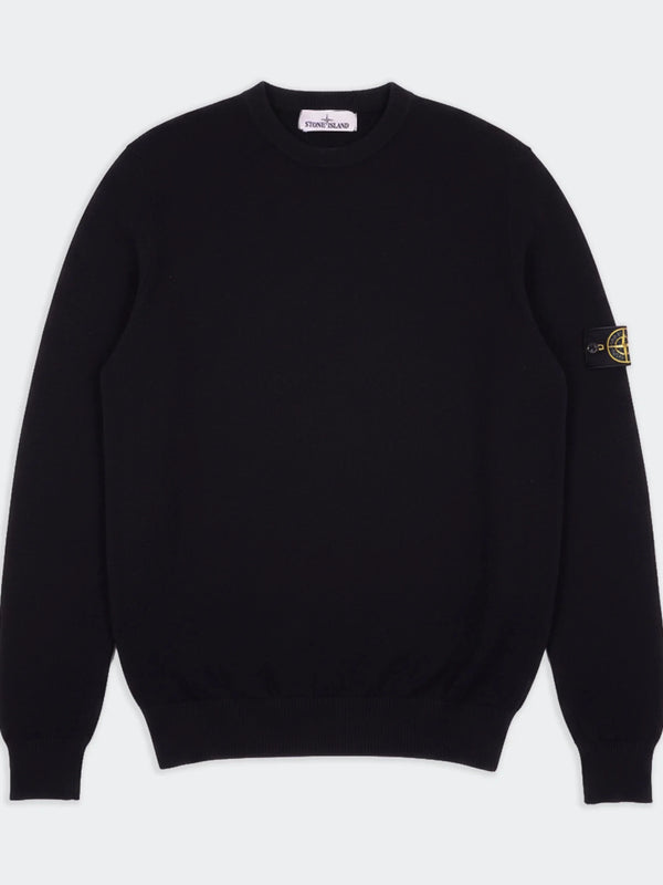 Stone Island Black Crewneck Sweater - XL