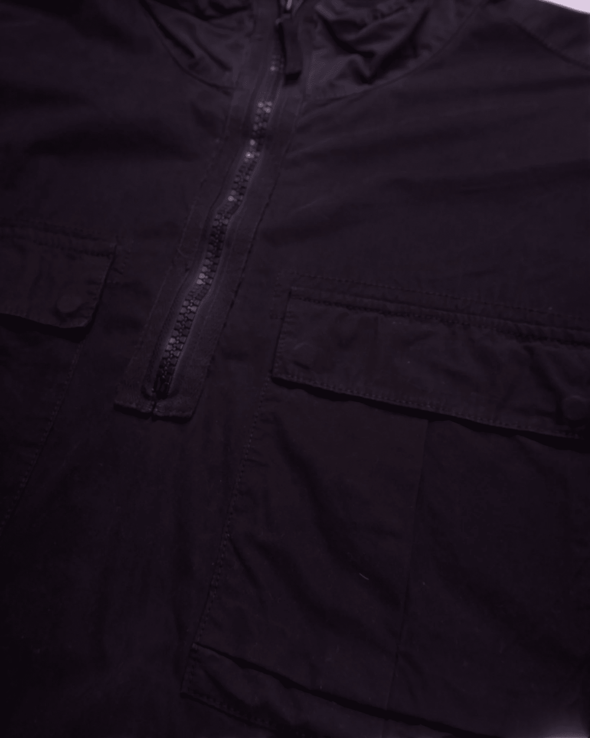 Stone Island Black Half - Zip Sweater - L