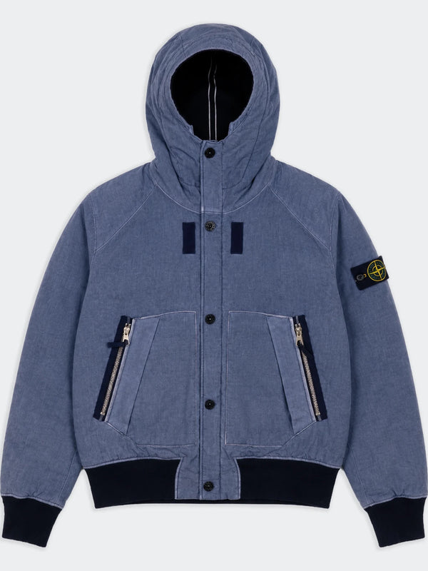 Stone Island Blue Bomber Jacket - S