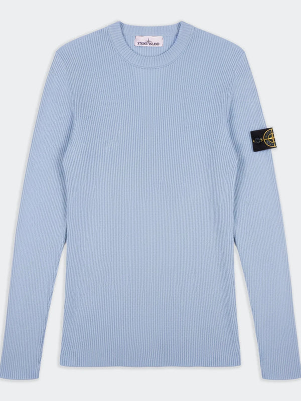 Stone Island Blue Crewneck Sweater - M