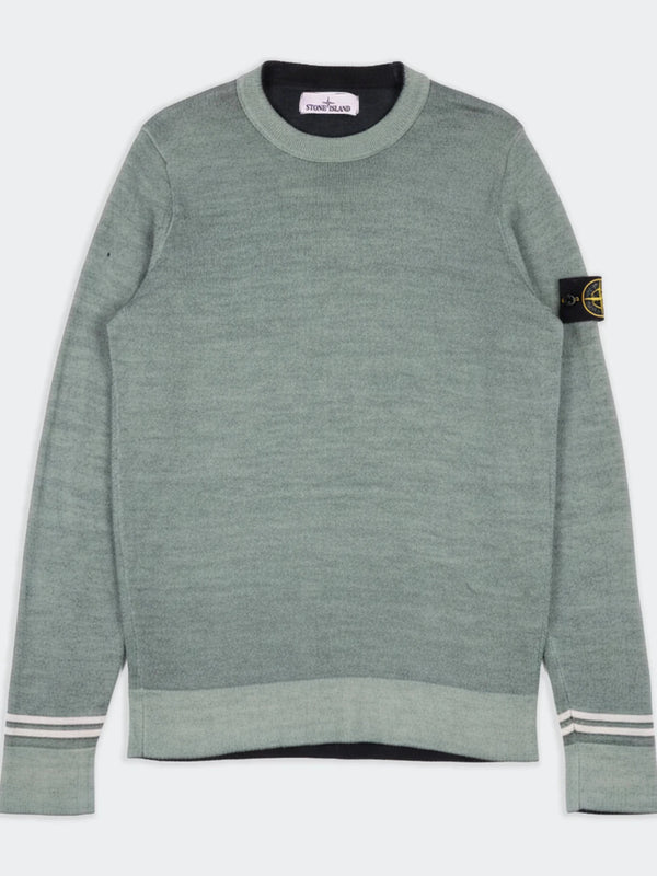 Stone Island Green Crewneck Sweater - S