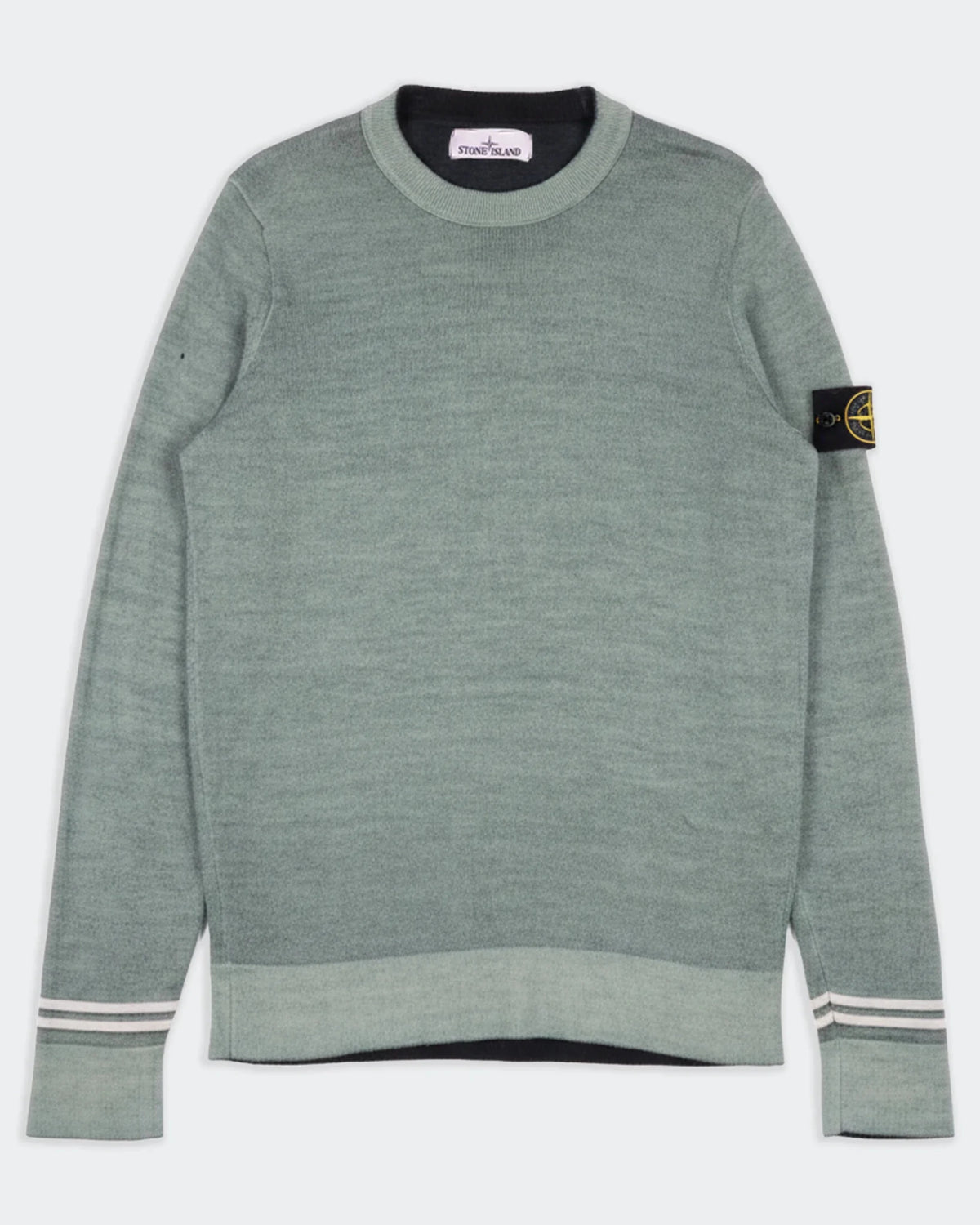 Stone Island Green Crewneck Sweater - S