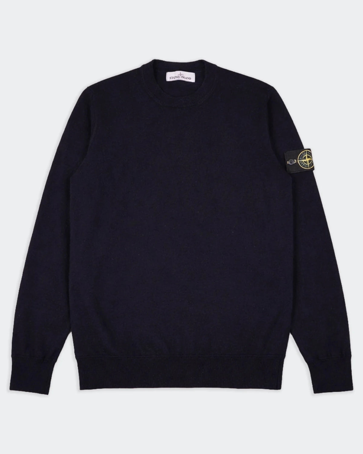 Stone Island Navy Crewneck Sweater - L