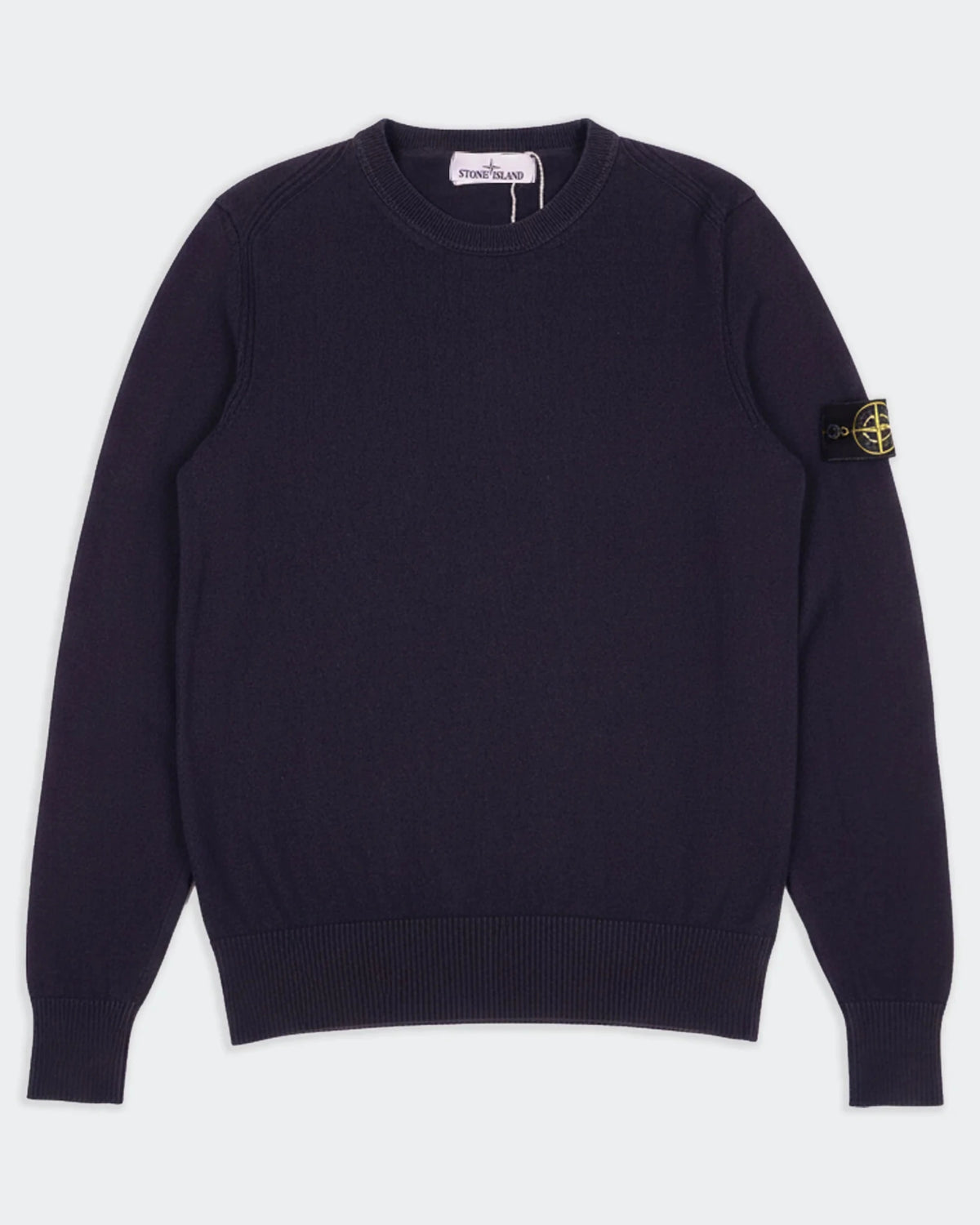 Stone Island Navy Crewneck Sweater - S