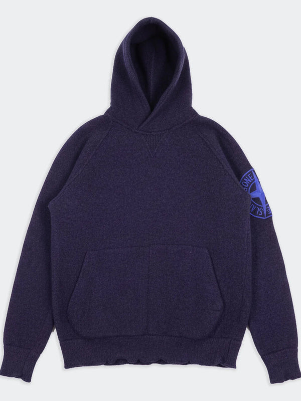 Stone Island Navy Hoodie - S