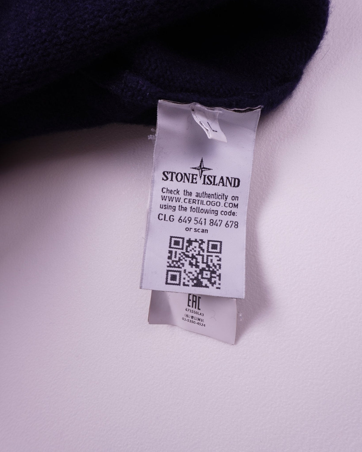 Stone Island Navy Jacket - L