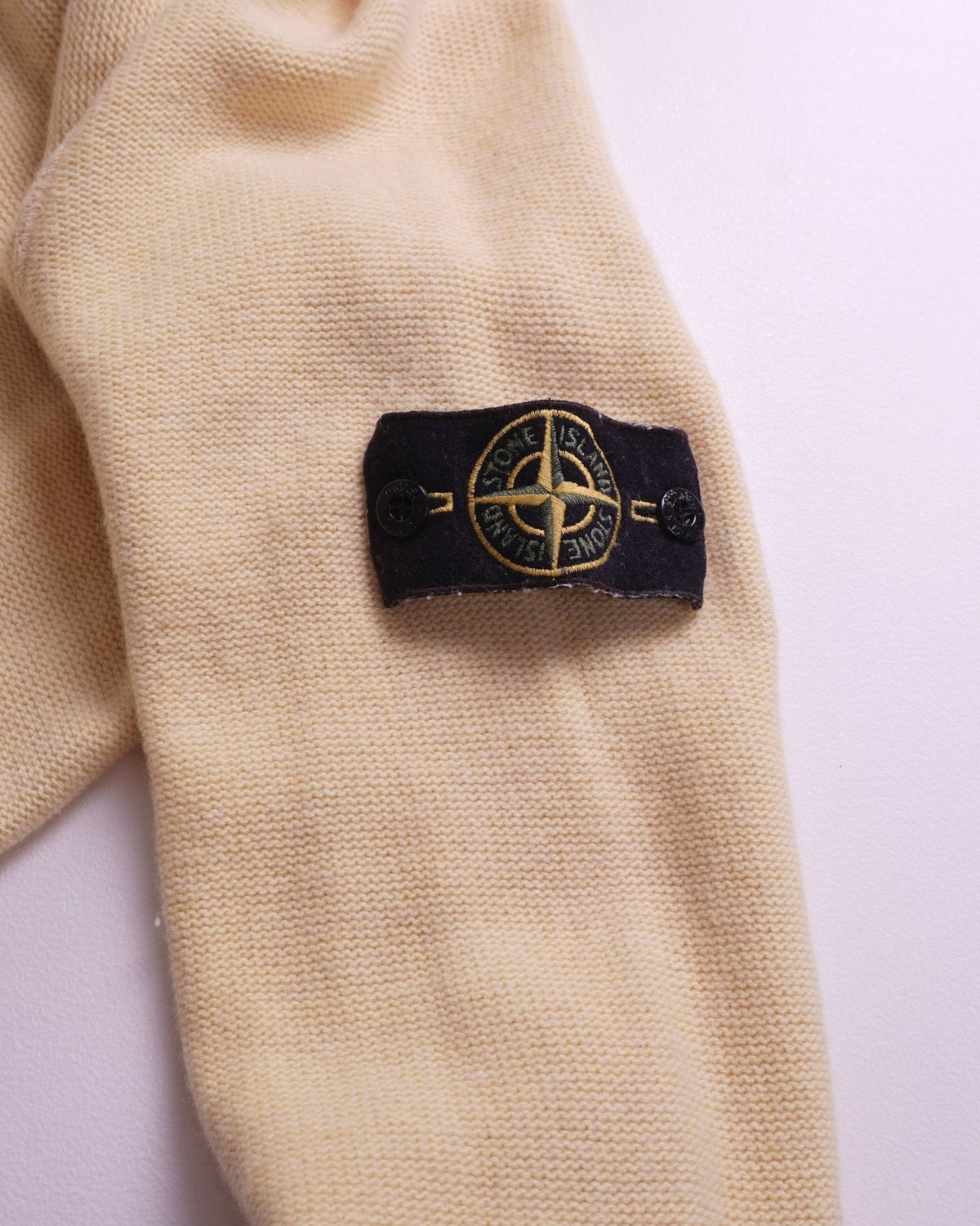 Stone Island Yellow Hoodie - L