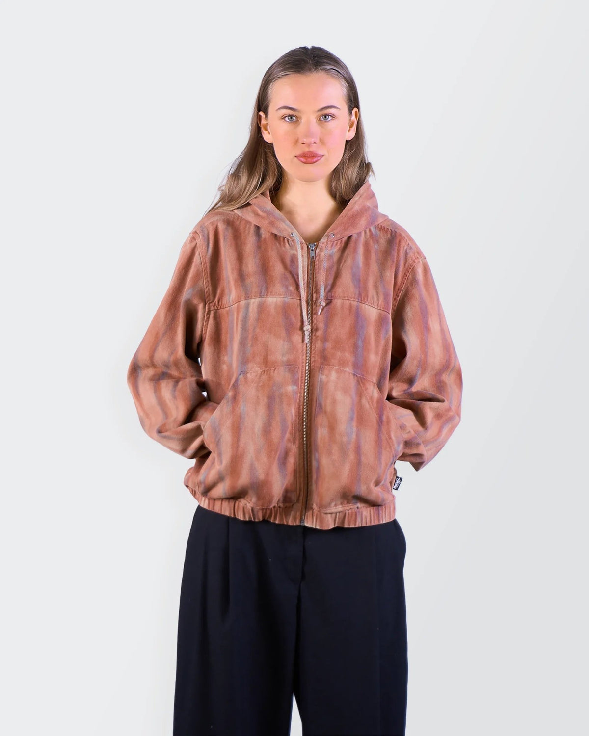 Stüssy Orange Bomber Jacket - M