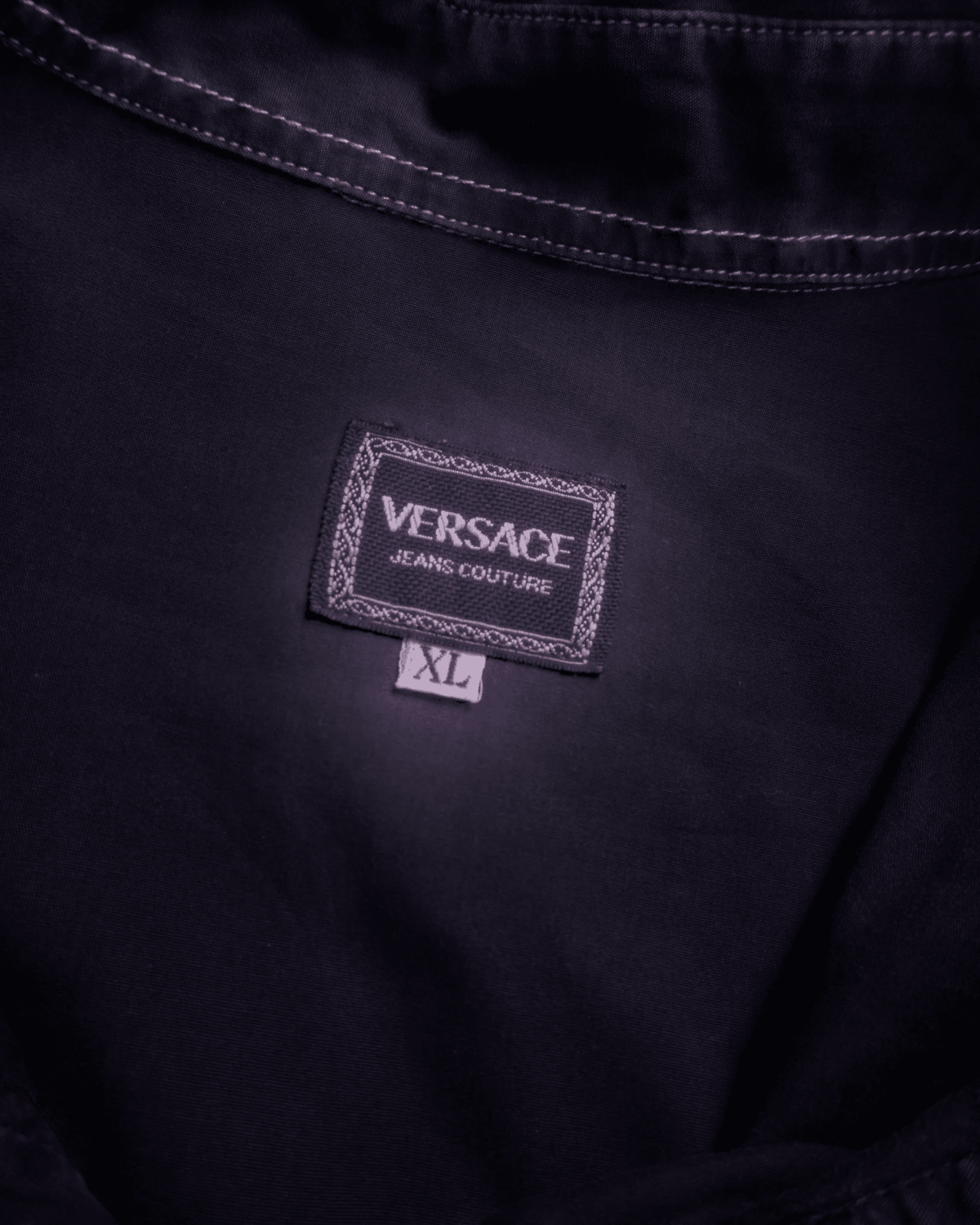 Versace Blue Button - up Shirt - XL