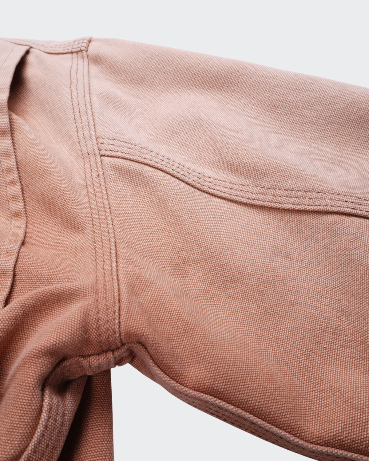 Vintage Carhartt Detroit 1990's Beige Canvas Jacket - S