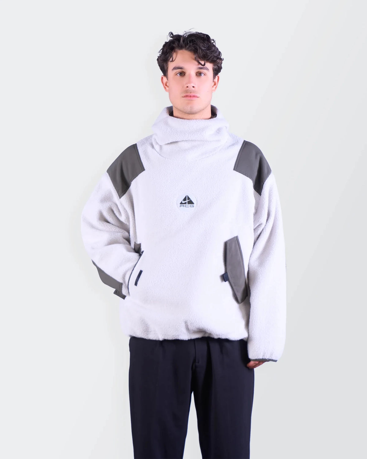 White Balaclava Hoodie